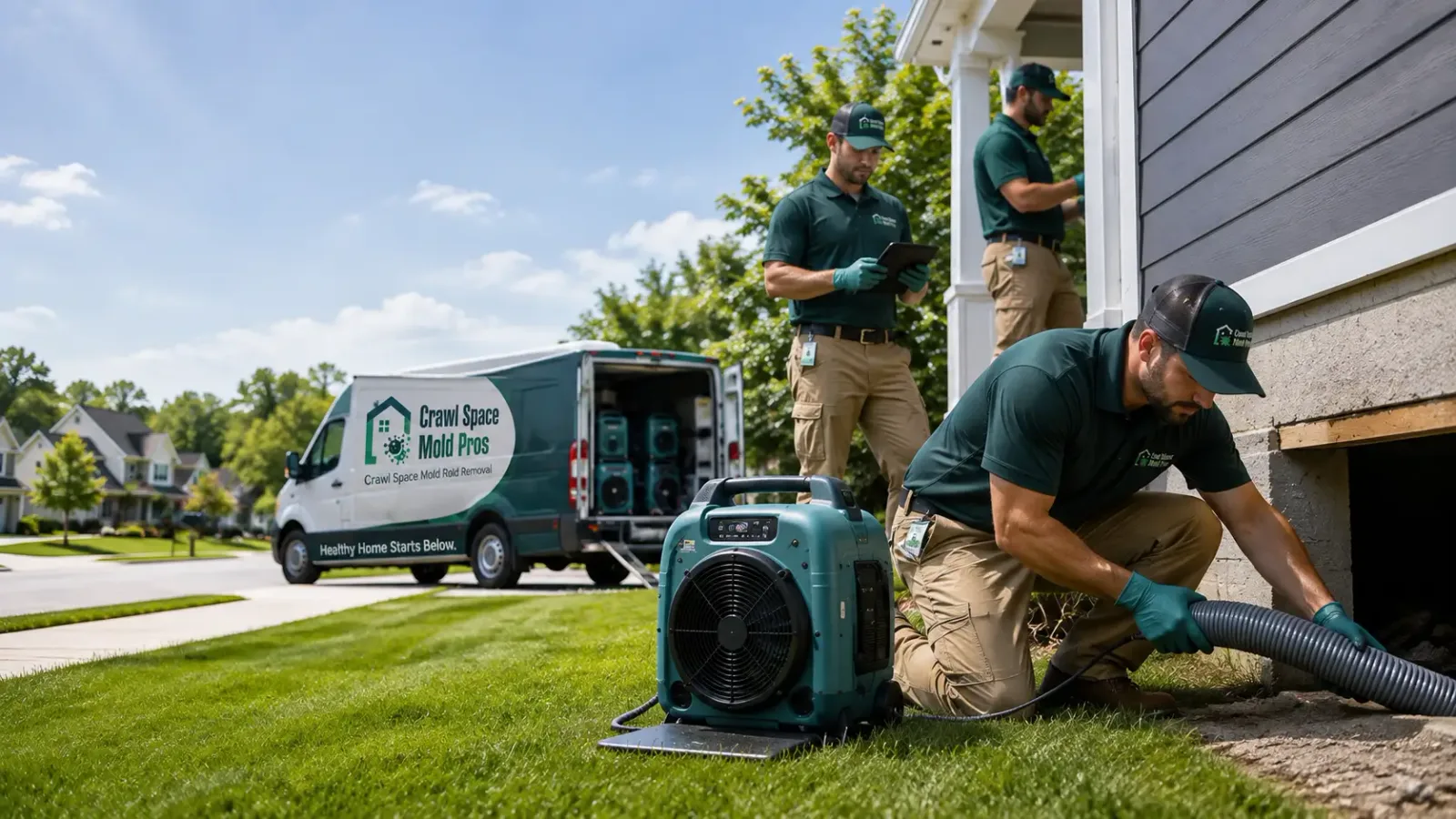 Crawl Space Mold Removal in Hoquiam, WA